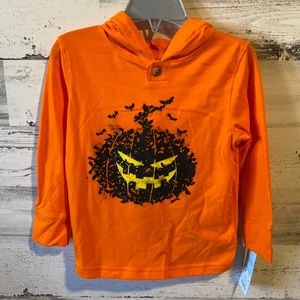 Toddler Halloween Long Sleeve Shirt with Hood Size 2T NEW
